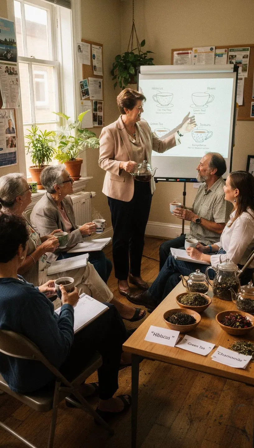 Teázás közben egy nyugodt környezet, gyertyafény és puha párnák.