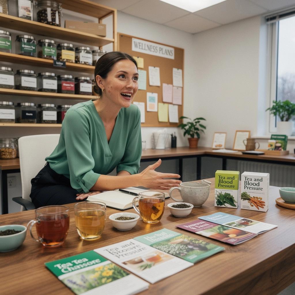 Egy asztalon elhelyezett különböző teafilterek, amelyek segíthetnek a vérnyomás szabályozásában.